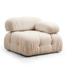 1-Seat Sofa Bubble 1R - Cream Bouclette Cream