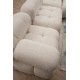 1-Seat Sofa Bubble 1R - Cream Bouclette Cream 1-Seat Sofa Bubble 1R - Cream Bouclette Cream