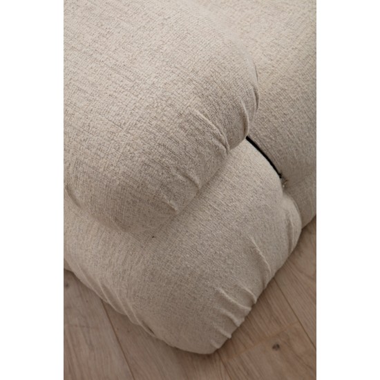 1-Seat Sofa Bubble 1R - Cream Bouclette Cream 1-Seat Sofa Bubble 1R - Cream Bouclette Cream