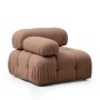1-Seat Sofa Bubble L1 - Brown Bouclette Brown
