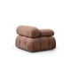 1-Seat Sofa Bubble L1 - Brown Bouclette Brown 1-Seat Sofa Bubble L1 - Brown Bouclette Brown