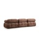 1-Seat Sofa Bubble L1 - Brown Bouclette Brown 1-Seat Sofa Bubble L1 - Brown Bouclette Brown