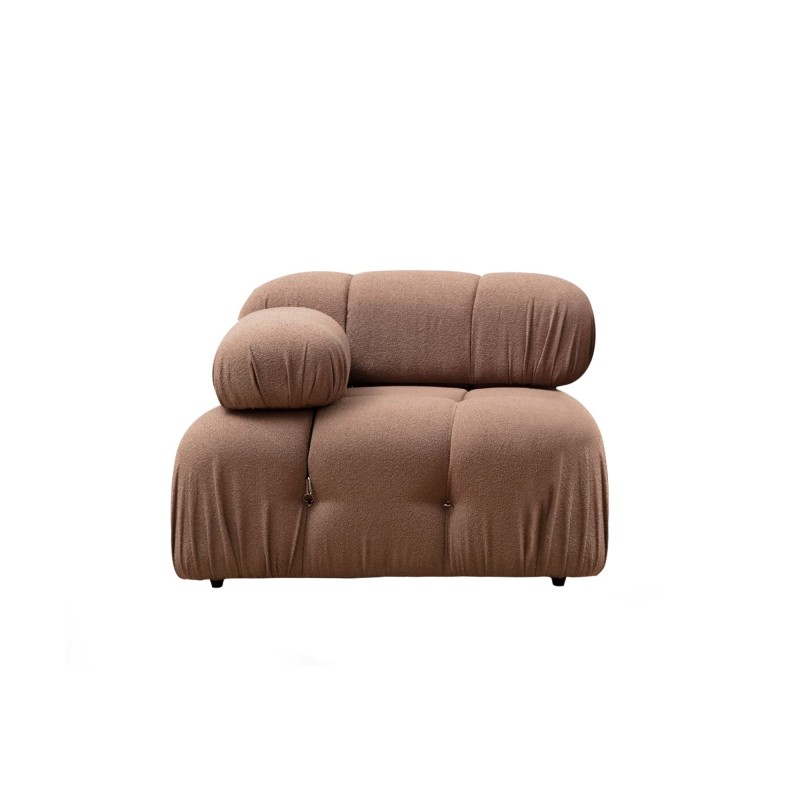 1-Seat Sofa Bubble L1 - Brown Bouclette Brown