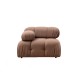 1-Seat Sofa Bubble L1 - Brown Bouclette Brown 1-Seat Sofa Bubble L1 - Brown Bouclette Brown
