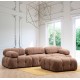 1-Seat Sofa Bubble O1 - Brown Bouclette Brown 1-Seat Sofa Bubble O1 - Brown Bouclette Brown