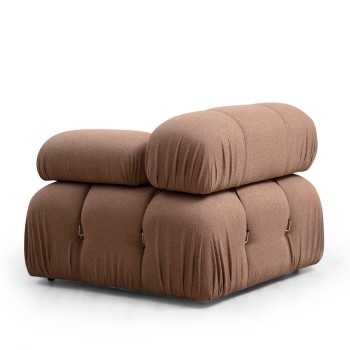 1-Seat Sofa Bubble 1R - Brown Bouclette Brown