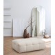 Πουφ Σκαμπό - Cady Ottoman - Χρώμα Μπεζ - 120x80x42εκ Πουφ Σκαμπό - Cady Ottoman - Χρώμα Μπεζ - 120x80x42εκ