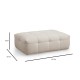 Πουφ Σκαμπό - Cady Ottoman - Χρώμα Μπεζ - 120x80x42εκ Πουφ Σκαμπό - Cady Ottoman - Χρώμα Μπεζ - 120x80x42εκ
