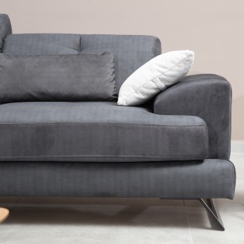 2-Seat Sofa Frido 2 Seater Anthracite