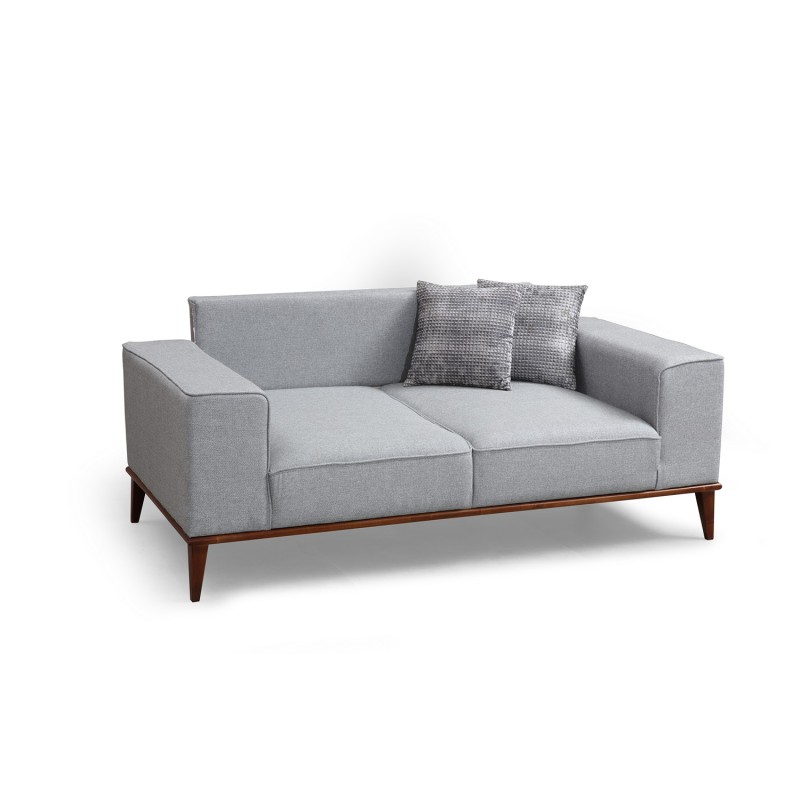 Atelier del Sofa 2-Seat Sofa-Bed Montana 2 Seater Grey