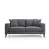 Atelier del Sofa 2-Seat Sofa Nordic 2 Seater Dark Grey