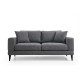 2-Seat Sofa Nordic 2 Seater Dark Grey Atelier del Sofa 2-Seat Sofa Nordic 2 Seater Dark Grey