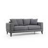Atelier del Sofa 2-Seat Sofa Nordic 2 Seater Dark Grey