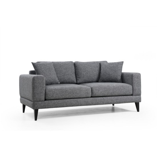 2-Seat Sofa Nordic 2 Seater Dark Grey Atelier del Sofa 2-Seat Sofa Nordic 2 Seater Dark Grey