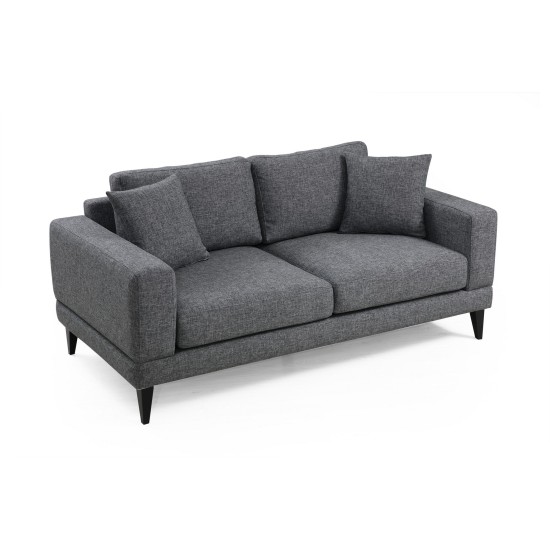 2-Seat Sofa Nordic 2 Seater Dark Grey Atelier del Sofa 2-Seat Sofa Nordic 2 Seater Dark Grey