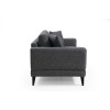 Atelier del Sofa 2-Seat Sofa Nordic 2 Seater Dark Grey