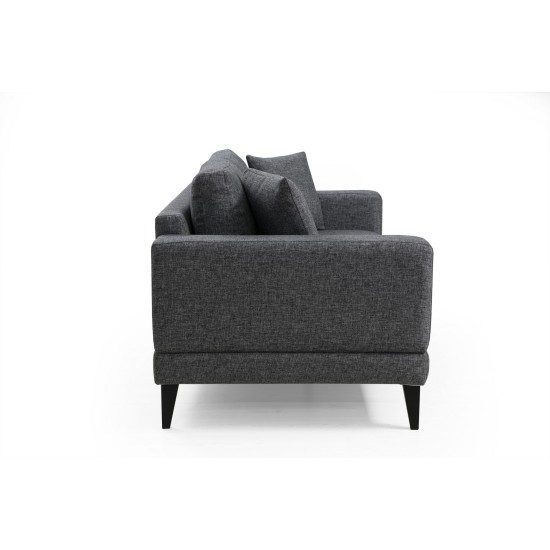 2-Seat Sofa Nordic 2 Seater Dark Grey Atelier del Sofa 2-Seat Sofa Nordic 2 Seater Dark Grey