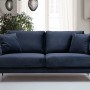 2-Seat Sofa Papira 2 Seater - Navy Blue Navy Blue