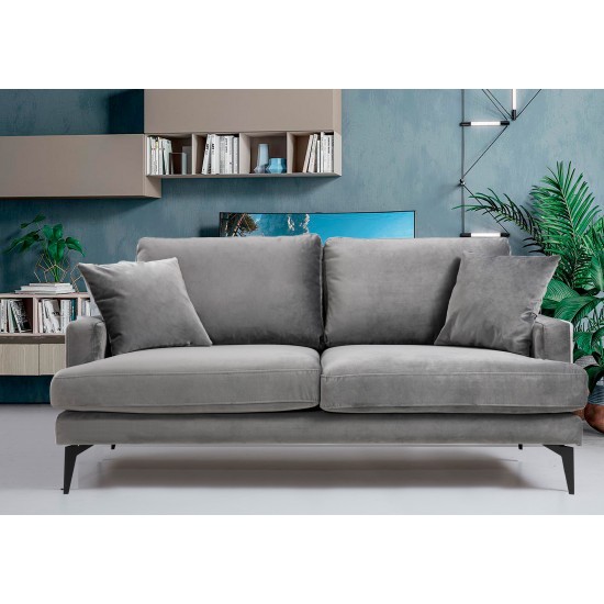 2-Seat Sofa Papira 2 Seater - Grey Grey Atelier del Sofa 2-Seat Sofa Papira 2 Seater - Grey Grey