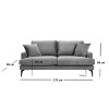 Atelier del Sofa 2-Seat Sofa Papira 2 Seater - Grey Grey