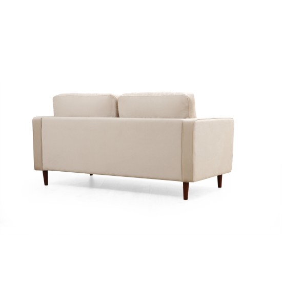2-Seat Sofa Rome - Beige Beige 2-Seat Sofa Rome - Beige Beige