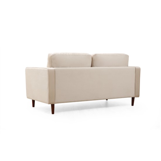 2-Seat Sofa Rome - Beige Beige 2-Seat Sofa Rome - Beige Beige