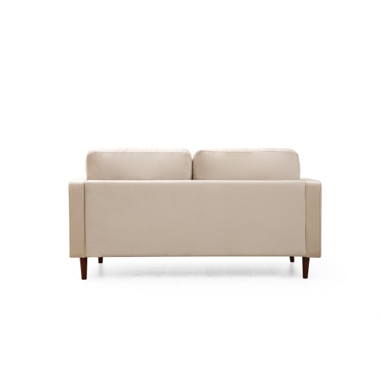 2-Seat Sofa Rome - Beige Beige 2-Seat Sofa Rome - Beige Beige