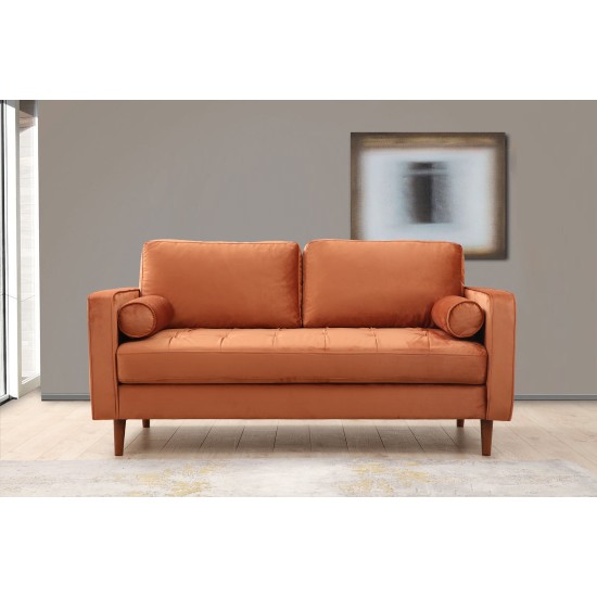 2-Seat Sofa Rome - Orange Orange 2-Seat Sofa Rome - Orange Orange