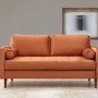 2-Seat Sofa Rome - Orange Orange