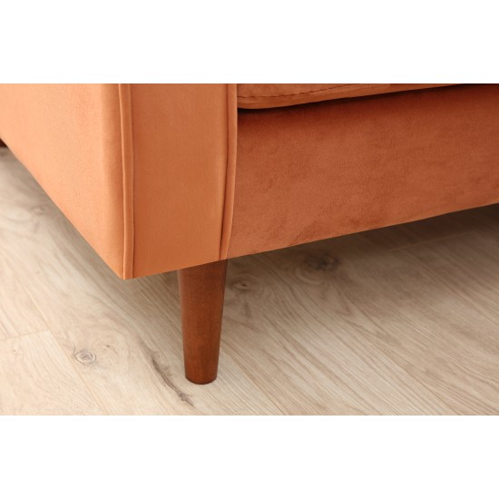 2-Seat Sofa Rome - Orange Orange 2-Seat Sofa Rome - Orange Orange