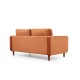 2-Seat Sofa Rome - Orange Orange 2-Seat Sofa Rome - Orange Orange