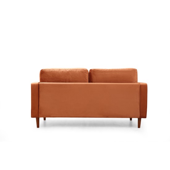 2-Seat Sofa Rome - Orange Orange 2-Seat Sofa Rome - Orange Orange
