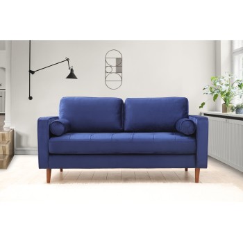2-Seat Sofa Rome - Navy Blue Navy Blue