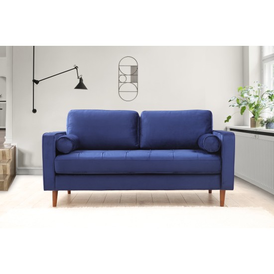 2-Seat Sofa Rome - Navy Blue Navy Blue 2-Seat Sofa Rome - Navy Blue Navy Blue