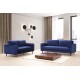 2-Seat Sofa Rome - Navy Blue Navy Blue 2-Seat Sofa Rome - Navy Blue Navy Blue