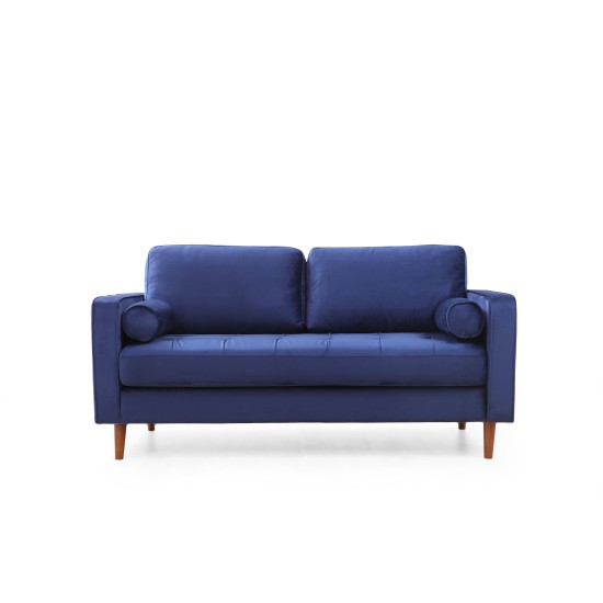 2-Seat Sofa Rome - Navy Blue Navy Blue 2-Seat Sofa Rome - Navy Blue Navy Blue