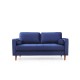 2-Seat Sofa Rome - Navy Blue Navy Blue 2-Seat Sofa Rome - Navy Blue Navy Blue