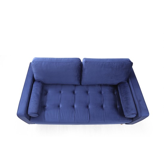 2-Seat Sofa Rome - Navy Blue Navy Blue 2-Seat Sofa Rome - Navy Blue Navy Blue