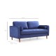 2-Seat Sofa Rome - Navy Blue Navy Blue 2-Seat Sofa Rome - Navy Blue Navy Blue