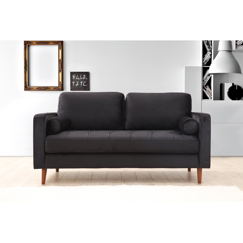 2-Seat Sofa Rome - Black Black
Oak