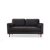 2-Seat Sofa Rome - Black Black
Oak