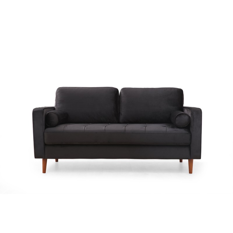 2-Seat Sofa Rome - Black Black
Oak
