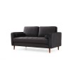 2-Seat Sofa Rome - Black Black
Oak