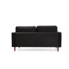 2-Seat Sofa Rome - Black Black
Oak