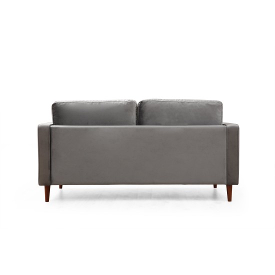 2-Seat Sofa Rome - Light Grey Light Grey 2-Seat Sofa Rome - Light Grey Light Grey