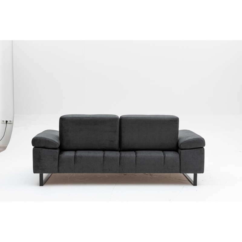 Atelier del Sofa 2-Seat Sofa-Bed Mustang - Anthracite Anthracite