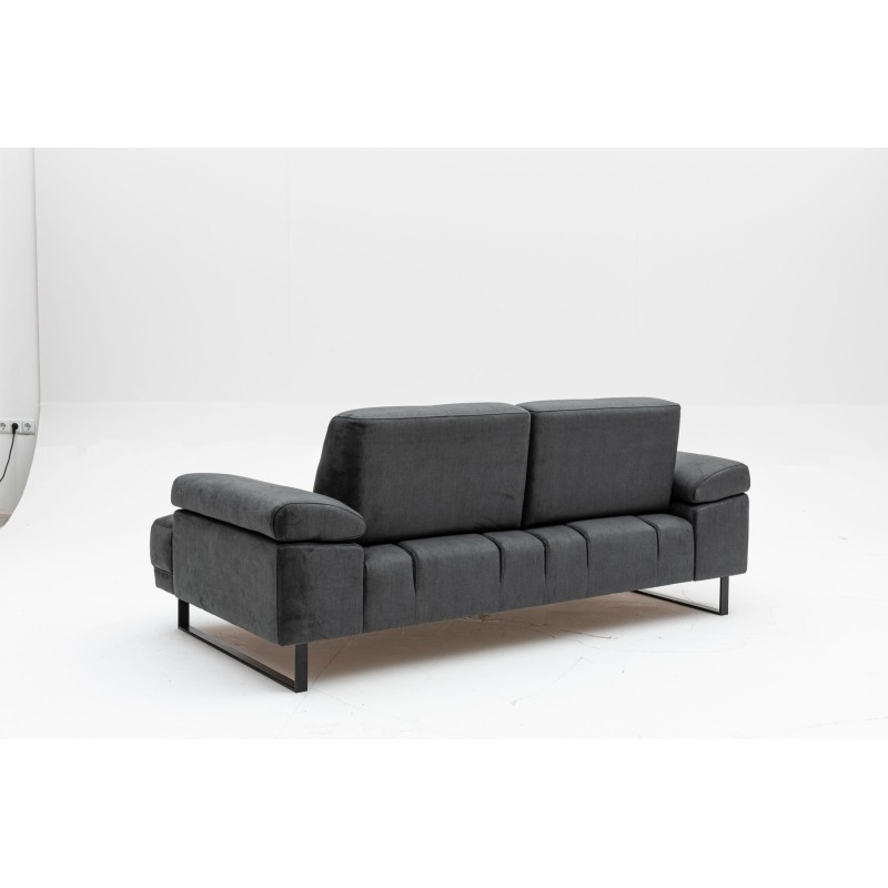 Atelier del Sofa 2-Seat Sofa-Bed Mustang - Anthracite Anthracite