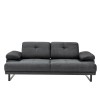 Atelier del Sofa 2-Seat Sofa-Bed Mustang - Anthracite Anthracite