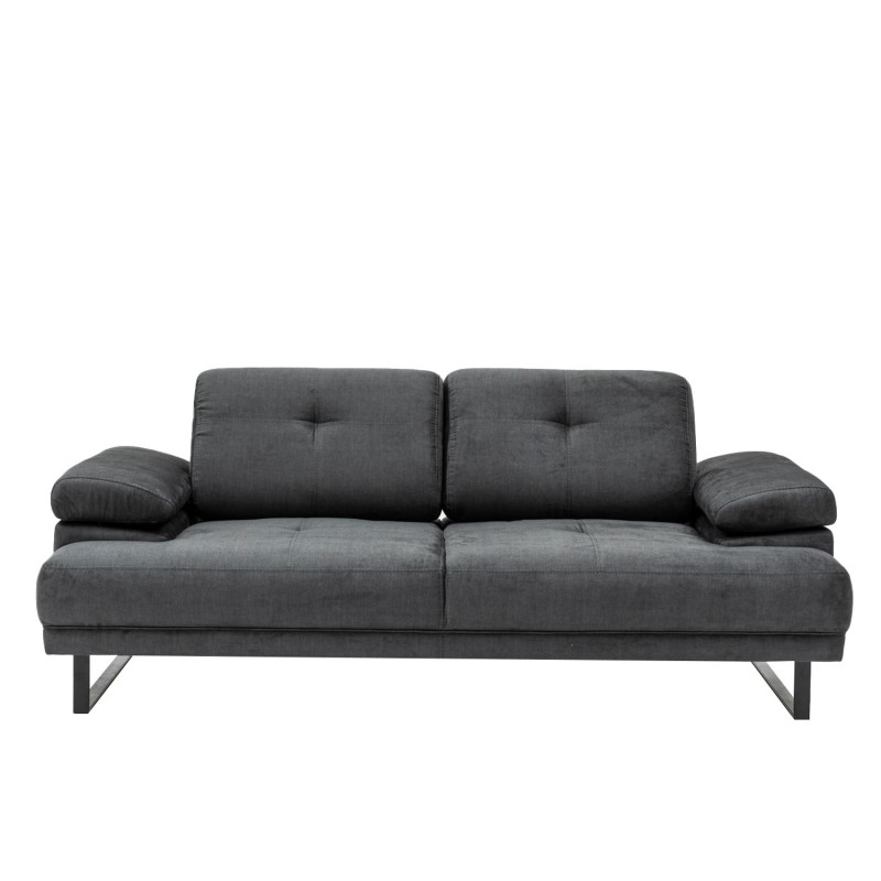 Atelier del Sofa 2-Seat Sofa-Bed Mustang - Anthracite Anthracite