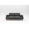 Atelier del Sofa 2-Seat Sofa-Bed Mustang - Anthracite Anthracite